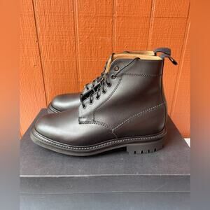 Blackstock & Weber Boots Men's Black Leather Commando Sole US:7:5 /UK:6.7  NEW